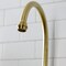 Kingston Brass Bridge Kitchen Faucet with Brass Sprayer, Brushed Brass KS7797BPLBS - alternate 5